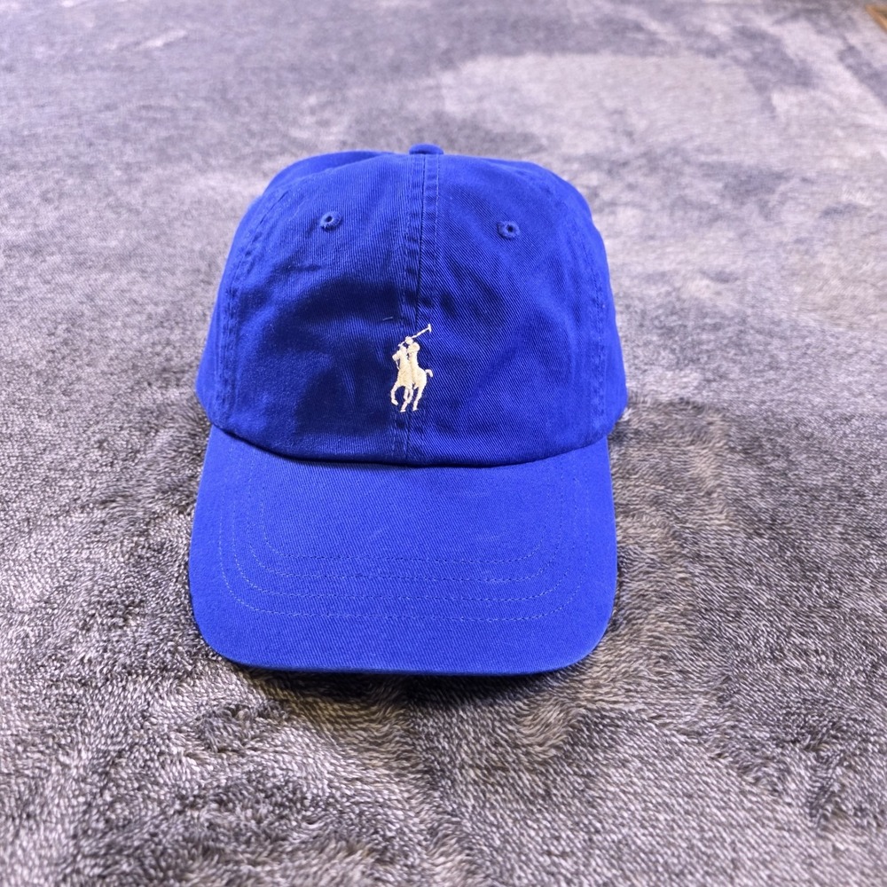 Polo Ralph Lauren Iconic Chino Ball Cap Hat Sapphire Star Blue OS Unisex